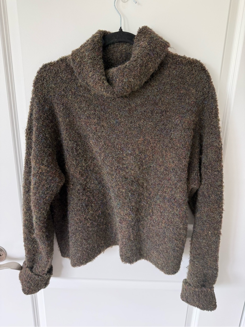 Stitches + Stripes Boucle Turtleneck Sweater Size Medium